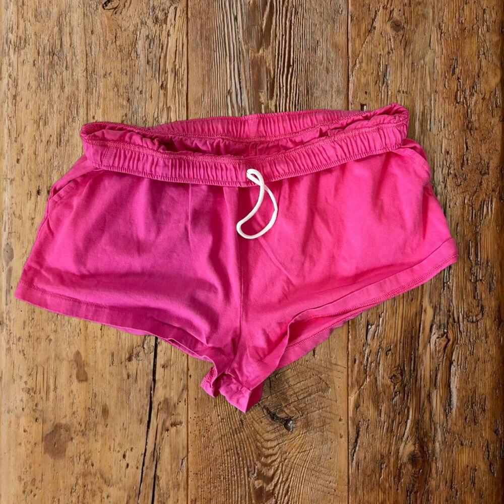 Hot pink american eagle comfy shorts